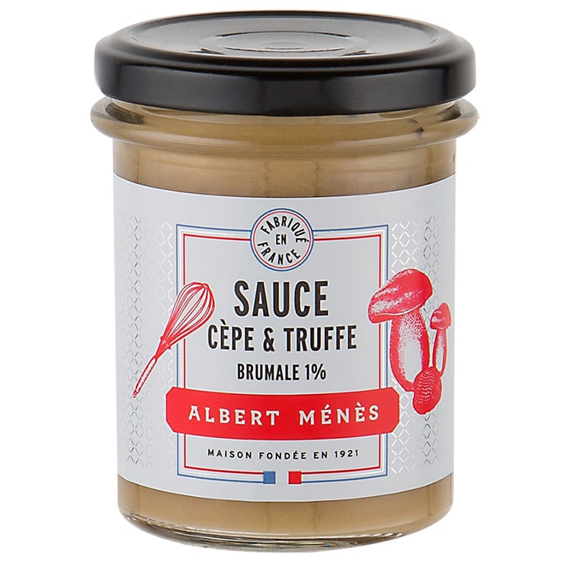 Sauce aux Cèpes et Truffe Brumale 1% 180g Albert Ménès