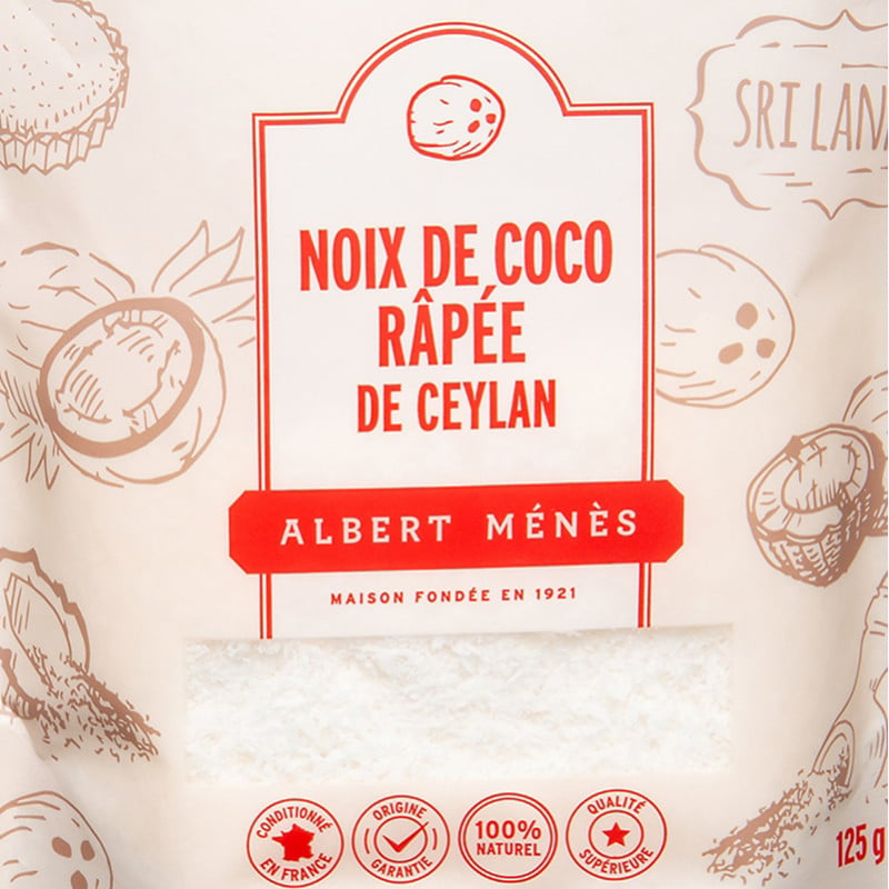 Noix de Coco Râpée de Ceylan Albert Ménès
