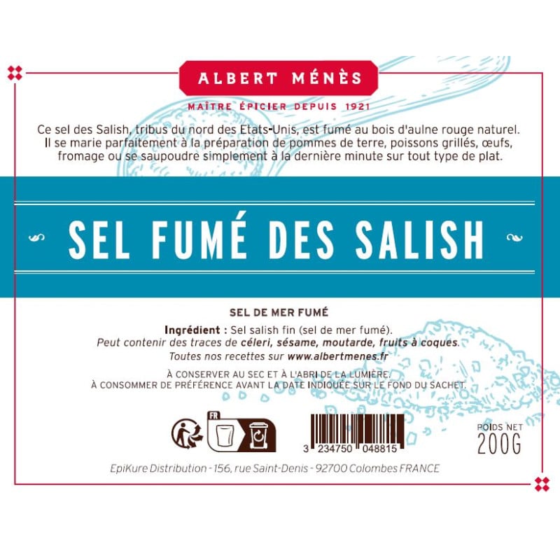 Sel fumé des Salish - Achat, utilisation, recettes