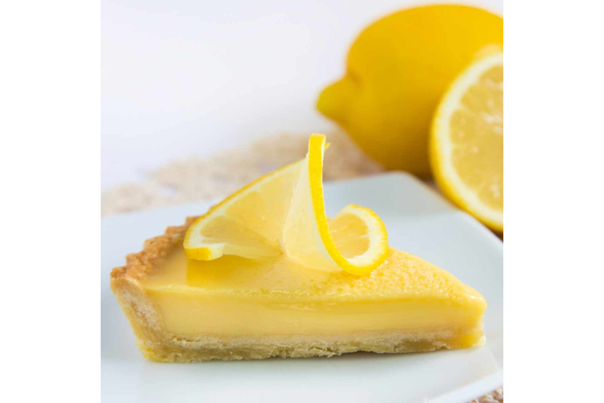 Tarte au citron aux zestes